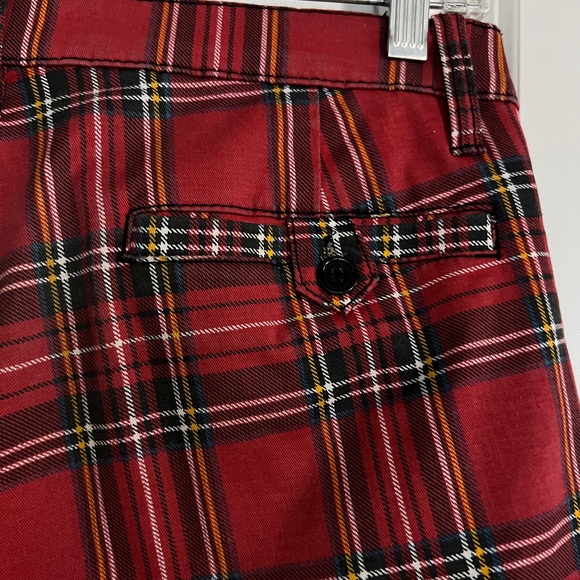 Tripp NYC Daang Goodman Red Plaid Pants Simple Size 30 - Picture 6 of 7